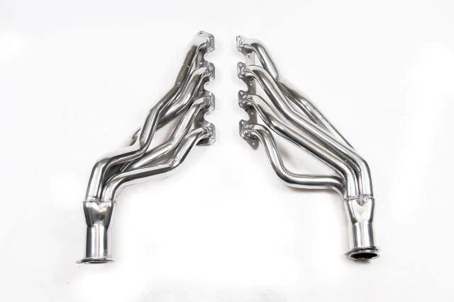 Long Tube Header for 1970-1973 Ford Mustang 351C-4V Silver Ceramic 32118FLT Flowtech